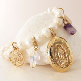 Collar corto FAITH MILAGROSA PERLAS