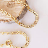 Pulsera cadena eslabones para mujer