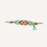 PULSERA AJUSTABLE PIEDRA NATURAL ÉMOLO MIYUKI TURQUESA
