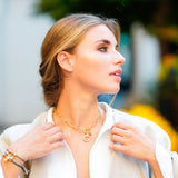 Collares cortos mujer Letter Corto