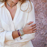COLLAR AJUSTABLE CON INICIAL ÉMOLO