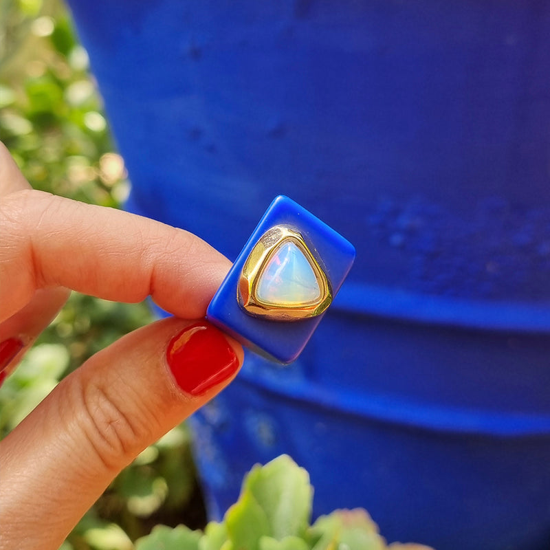 Bague pour femme couleur Klein Opale