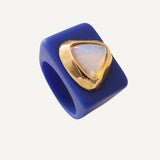 Bague pour femme couleur Klein Opale
