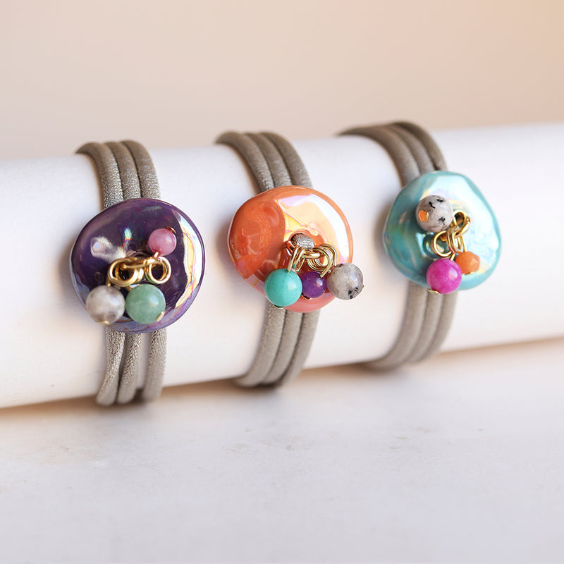 Boucles d'oreilles longues CLAY