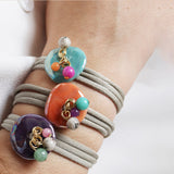 Boucles d'oreilles longues CLAY