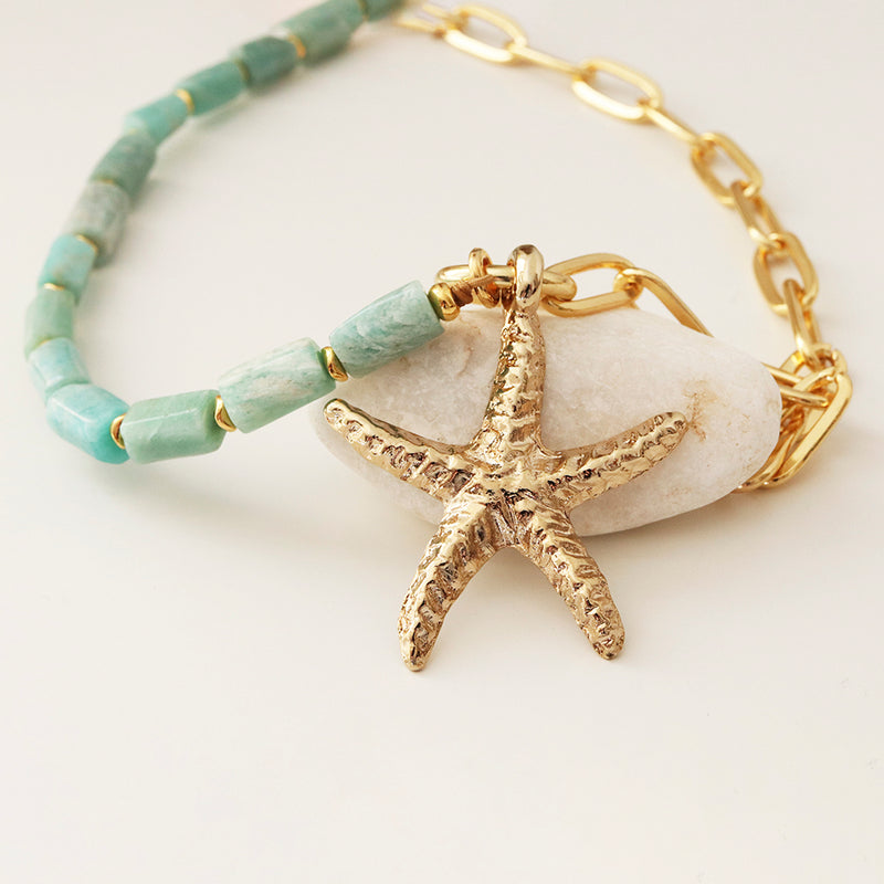 COLLIER COURT EN AMAZONITE SERENITY