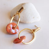 Boucles d'oreilles longues CLAY
