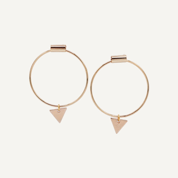 Atida Triangle Earrings 