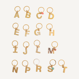 Gold Letter Keychain