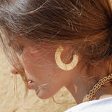 Side Hoop Paltie Earrings