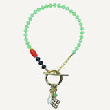Light Blue Short Alhambra Necklace 